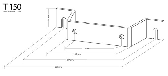 Wandhalter-t150