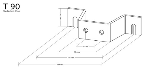 Wandhalter-t90